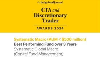 The Hedge Fund Journal CTA & Discretionary Trader Awards 2024